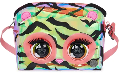 Obrázek produktu pro Purse Pets Purrisma Tiger, Dívka, Taška přes rameno, Zip, Vícebarevný, Vzorovaný, 150 mm