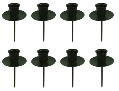 Produktbild von Novaliv 8x Kerzenpick Stabkerzen SCHWARZ