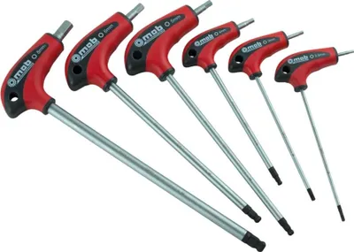 Obrázek produktu pro Sada klíčů na čepy Peddinghaus s T-rukojetí Nertech 6dílná, 9068006101