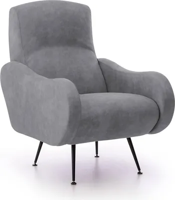 Immagine prodotto di Lasnigo - Poltrona, 70x100x98h cm Grigio, Braccioli  Italy