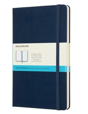 Produktbild von Moleskine Notizbuch Classic Collection L/A5 Groß (13x21) - mit festem Einband - 70g-Papier Punktraster - Saphir