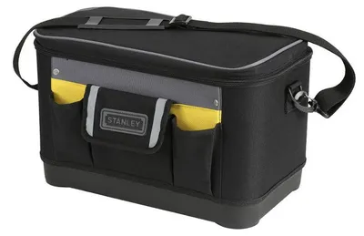 Image de Black & Decker Sacoche à outils nombreuses poches intérieures/extérieures réglables Bandoulière 447x251x262 mm - 1-96-193