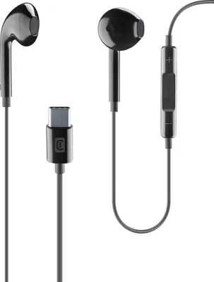 Image de Cellularline Orbit Casque filaire intra-auriculaire Appels/Musique USB Type-C Noir (AUORBITTYPECK)