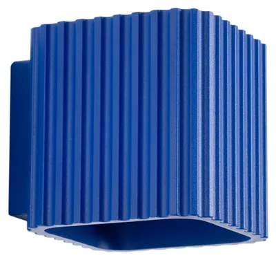 Productafbeelding van Wandlamp RIFF ultramarijn G9 1xG9 8W aluminium 10x12x10cm Sollux Lighting