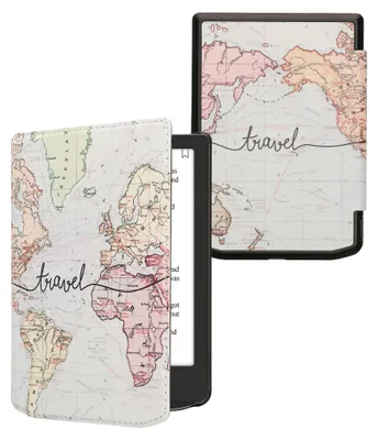 Produktbild von kwmobile Schutzhülle für Pocketbook Verse / Verse Lite / Verse Pro / Color / Vivlio Light/Light HD Hülle - eReader Flip Case mit Auto Sleep Funktion -
