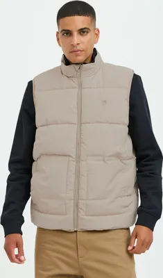 Produktbild von Blend BHOuterwear Herren Weste Steppweste Outdoor-Weste mit Stehkragen Label-Details Reißverschluss Regular fit