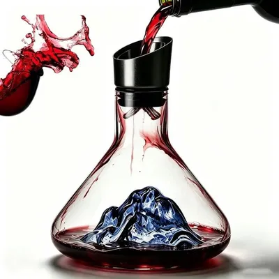 Image de Elzusha - Carafe à vin avec aérateur pour vin rouge