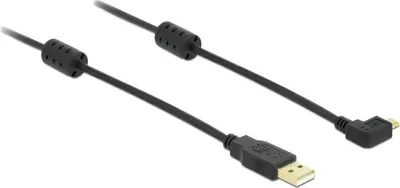 Produktbild von Delock - USB-Kabel - USB (M) zu Micro-USB Typ B (M) - USB 2.0 - 1 m - 90° Stecker