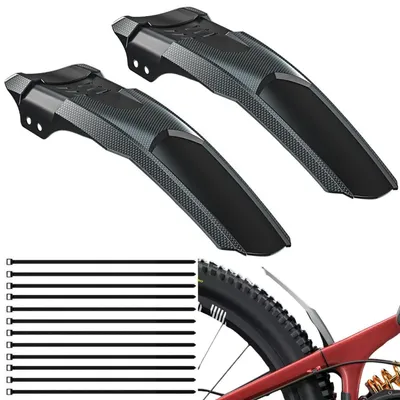 Produktbild von Schutzblech Mountainbike Set Vorne & Hinten, MTB Spritzschutz für 20-29 Zoll, Quick-Release, PP-Material