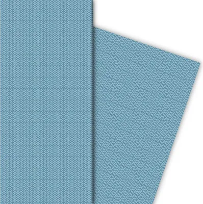 Produktbild von Edles Geschenkpapier in Tweed optik in blau - G6259, 32 x 48cm