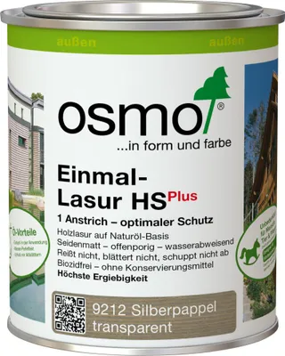 Produktbild von Osmo Einmal-Lasur HS Plus 750 ml silberpappel