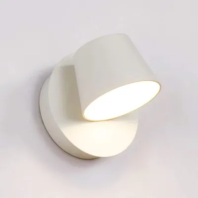 LED-Wandleuchte 6W warmweiß 3000K, Aluminium, schwenkbar