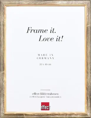 Produktbild von Holz-Fotorahmen Profil 67 braun 30x45 cm Kunstglas
