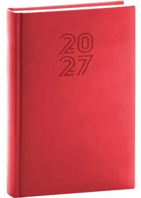 Zdjęcie produktu dla NOTIQUE, dziennik na rok 2027, czerwony, format 15 x 21 cm