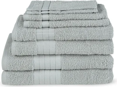 Produktbild von Uni Handtücher Good Morning 2* 16x22 + 2* 30x55 + 2* 50x100 + 2* 70x140 cm - 100 % Baumwolle - Uni