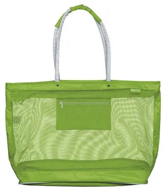 Produktbild von Beco Strandtasche | Nylon | Netz | Mit Reißverschluss | 48x40x23 cm | Grün