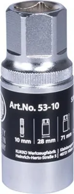 Immagine prodotto di Estrattore 53-10 per perno D.10mm corpo D.28mm L.71mm KUKKO