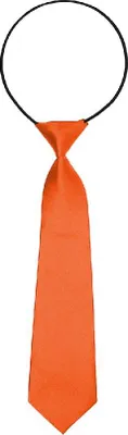 Produktbild von Oblique Unique Kinder Krawatte Schlips gebunden dehnbar - orange