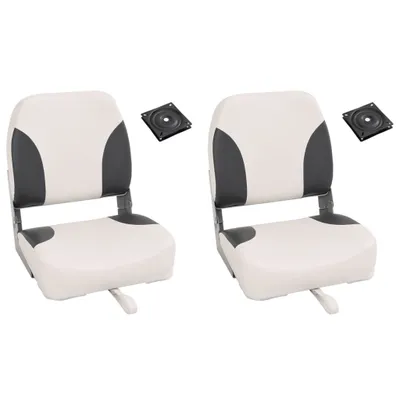 Produktbild von Möbel 4-tlg. Bootssitz-Set Klappbar Niedrige Rückenlehne - Sonstiges Angelzubehör 3284295