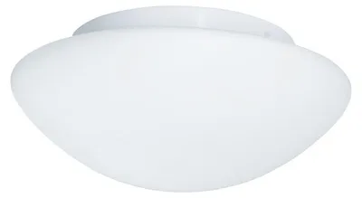 Zdjęcie produktu dla Lampa sufitowa, biały, opalowy, szklany klosz, ściemnialna, IP44