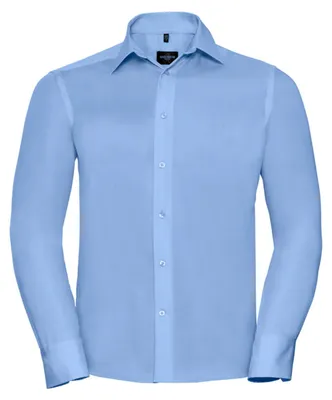 Produktbild von Russell Collection - "Ultimate" Hemd Bügelfrei für Herren Langärmlig LT4638 (XL) (Heiterer Himmel)