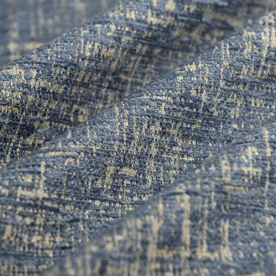 Imagen del producto de Tejido Jacquard, 140 cm, azul, tipo chenille, MT