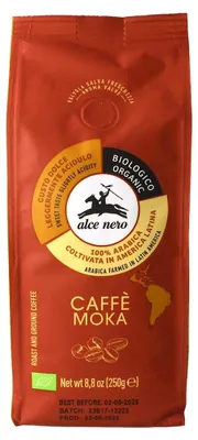 KAWA MIELONA ARABICA 100 % MOKA GÓRSKA BIO 250 g - ALCE NERO