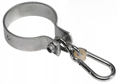 Image de KBT Collier Rond 10cm pour Balançoire Jardin Acier Galvanisé