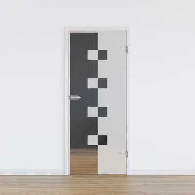 Produktbild von Pertura Glastür Glera Cube 959 x 1960 x 8 mm Rechts für Beschlag Studio