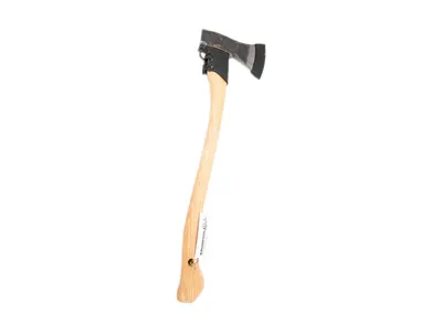 Produktbild von Krumpholz, Forstaxt, 1,25 kg, mit gef. USA-Hickorystiel (70cm) Lederstiel- und Schneidenschutz + Schlagkopf