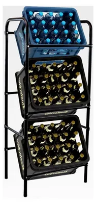 Produktbild von 3er Getränkekistenregal für bis zu 50 kg