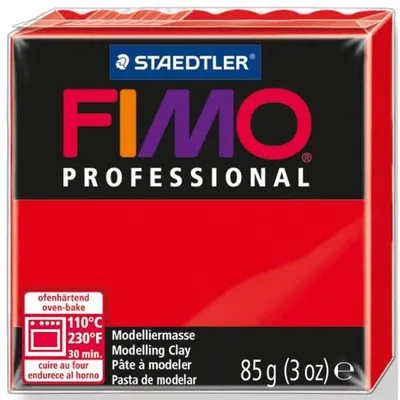 Produktbild von Staedtler FIMO 8004-200, Knetmasse, Rot, 1 Stück(e), 1 Farben, 110 °C, 30 min