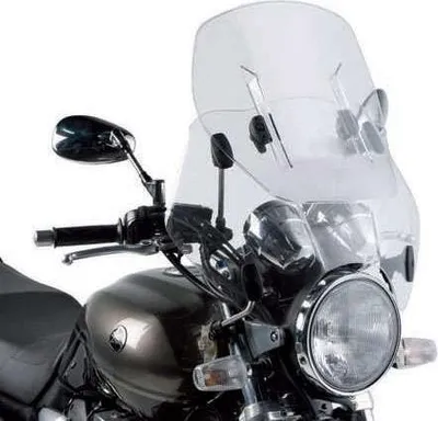 Image de GIVI Pare-brise Airflow transparent 410 - 530 x 520 mm H/W, avec ABE