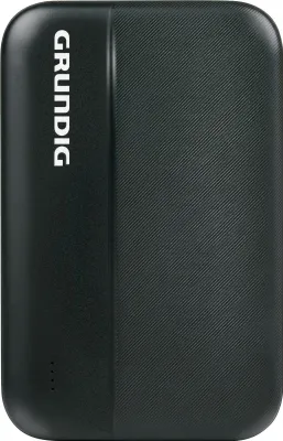 Zdjęcie produktu dla Grundig Powerbank 5000mAh - Zewnętrzna bateria z 2x USB i 1x USB-C - Power Bank iPhone & Android - Stacja ładująca w podróży - Uniwersalny Powerbank Czarny