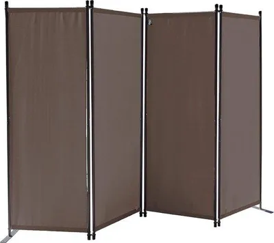Produktbild von Famanu Paravent 4-teilig 165 x 220 cm - taupe