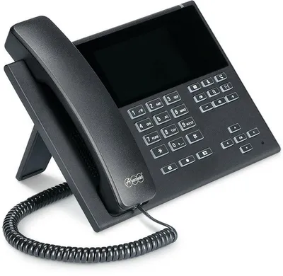 Produktbild von Auerswald COMfortel D-400, Analoges Telefon, Kabelgebundenes Mobilteil, Schwarz