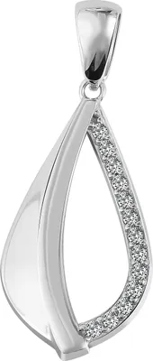 Produktbild von 925/- Echt Silber Anhänger ohne Kette "Ramira", Zirkoniabesatz