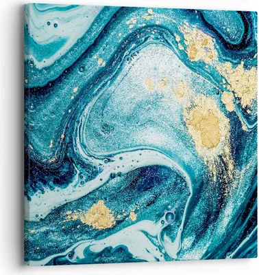 Produktbild von Bild auf Leinwand - Leinwandbild - Abstraktion modern - 30x30cm - Wand Bild - Wanddeko - Wandbilder - Leinwanddruck - Bilder - Kunstdruck - Wanddekoration - Leinwand bilder - Wandkunst - AC30x30-3493