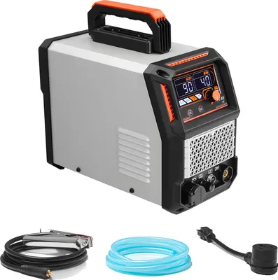Produktbild von SucceBuy Plasmaschneider, 65A, Pilotlichtbogen-Plasmaschneidgerät ohne Hochfrequenz – mit 2T/4T-Funktion & einstellbarer PT-Zeit, Digitalanzeige, IGBT-Wechselrichter für Heim- und Werkstattarbeiten