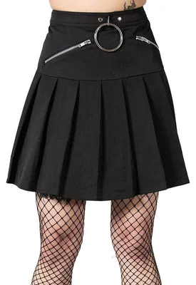 Produktbild von Killstar Mini Faltenrock - No Lip L