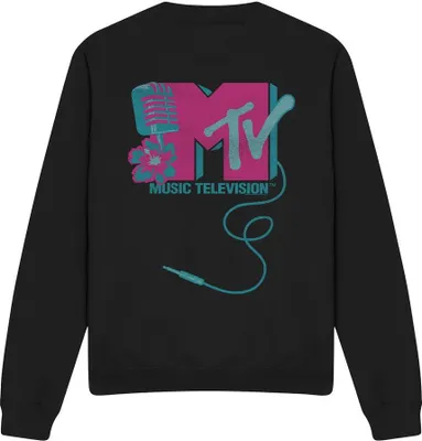 Image de MTV - Sweat-shirt Homme/Femme Unie TV12574 (M) (Noir)