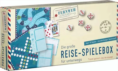 Produktbild von Moses 81775 - Fernweh Spielebox für Unterwegs