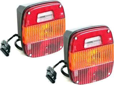 Zdjęcie produktu dla Zestaw tylnych świateł Euro Jeep CJ Wrangler YJ 76 - 86