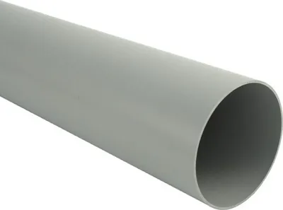 Produktbild von Marley Fallrohr Kunststoff rund Fenstergrau RAL 7040 Ø 75 mm L= 2500 mm