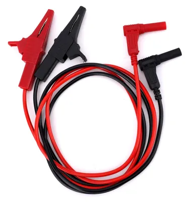 2 Multimeter-Testkabel mit Krokodilklemmen, 1000V, 10A