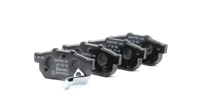 Produktbild von BREMBO P 28 025 Bremsbeläge Satz Hinten für HONDA Jazz II Schrägheck (GD, GE3, GE2) Jazz III Schrägheck (GE, GG, GP, ZA) CIVIC VI Hatchback (EJ, EK)