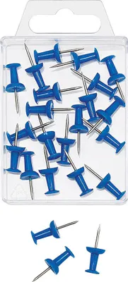 Image de WEDO 54103 Pinnnadeln Diabolo blau 20St.