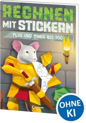 Obrázek produktu pro Rechnen mit Stickern - Plus und Minus bis 100