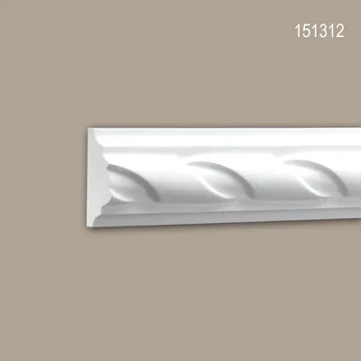 Produktbild von PROFHOME 151312 Wand- und Friesleiste Stuckleiste Zierleiste Wandleiste 2 m