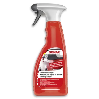 Produktbild von Sonax Cabrioverdeck-Reiniger, Auto, Spray, Körper, Schwarz, Grau, Rot, Stoff, Kunststoff, 500 ml